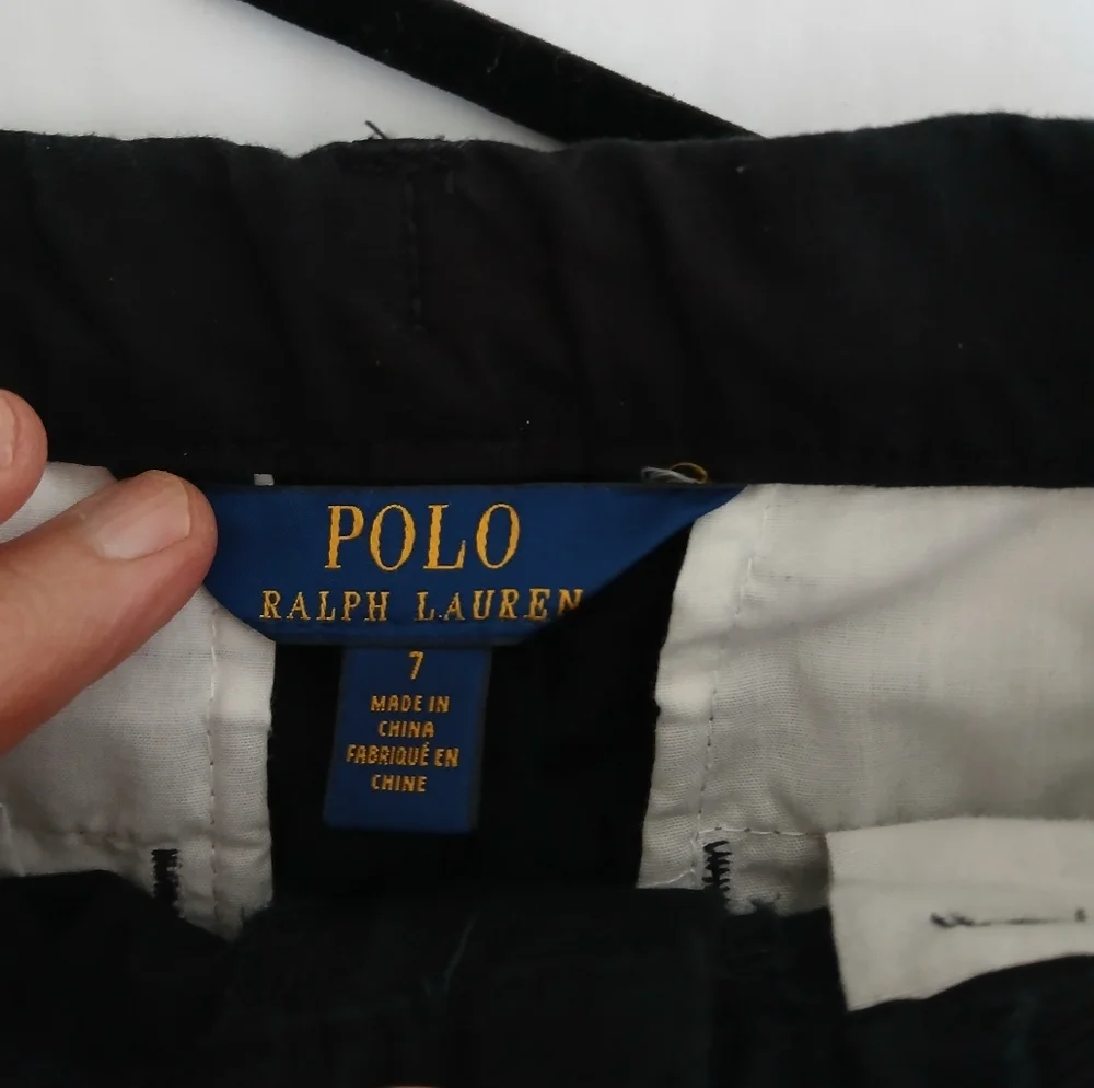 Polo Ralph Lauren Chino Pants Boys Size 7 color Black